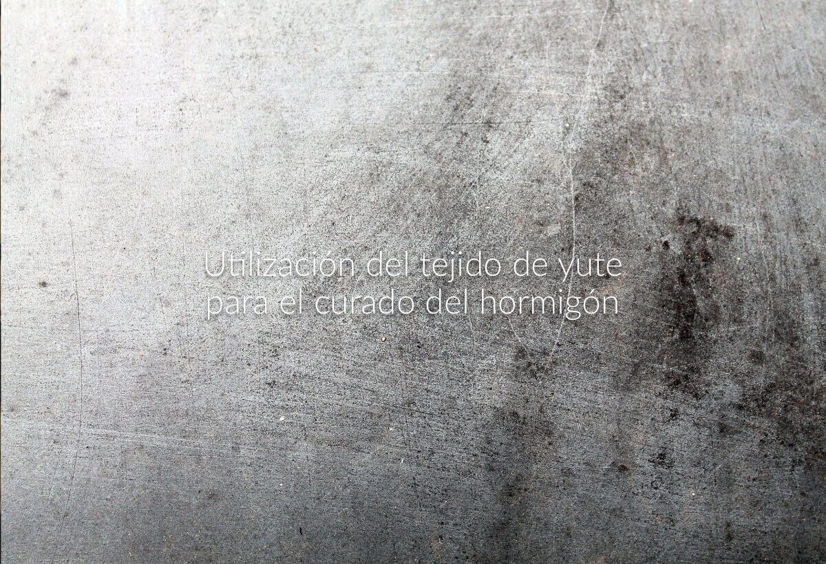 curado del hormigón